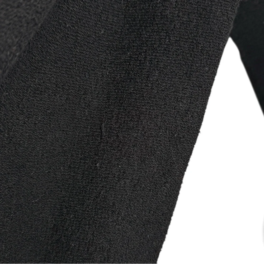 Hiro Clark Black French Terry Crew Neck Sweatshirt - Large